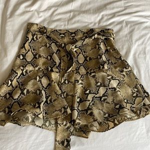 ZARA mini skirt with built in shorts